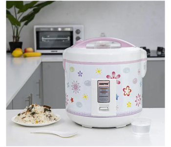 Geepas GRC4331 3.2Litre Electric Rice Cooker - White in UAE