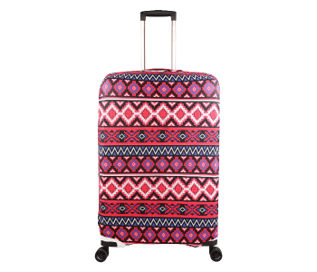 Express Delivery - Para John PJLC9918M Luggage Cover Medium Size - Pink - ID 112961