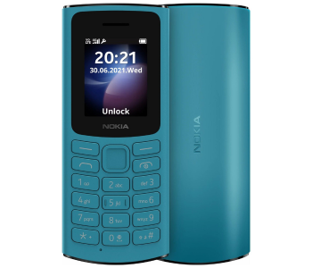 Nokia 105 4G Dual Sim Mobile Phone - Blue in UAE