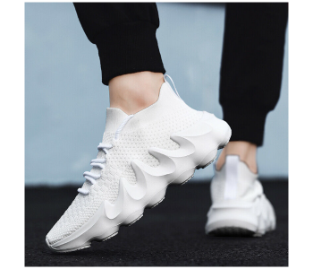 Unisex Sneakers Outdoor Casual EU 36 Sports Shoes - White in KSA