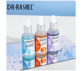 Express Delivery - Dr Rashel DRL- 1616 Set of 3 Pack Anti-Aging Moisturizing Vitamin C Hyaluronic Acid And Retinol Facial Serum - ID 114131