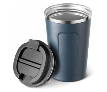 510ml Travel Vacuum Insulated Coffee Mug With Lid - Blue in UAE