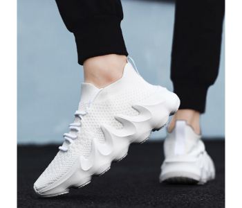 Unisex Sneakers Outdoor Casual EU 37 Sports Shoes - White in KSA
