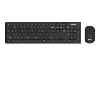 Philips C602 Wireless Keyboard And Mouse Combo - Black in UAE