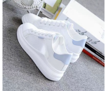 Sneakers Outdoor Casual Sports EU 37 Shoes For Women - White And Blue in KSA