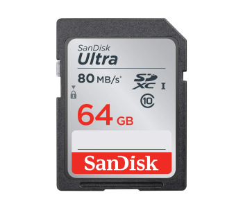 Express Delivery - SanDisk SDSDUNC-064G-GN6IN Ultra 64GB Class 10 UHS-I SDXC Memory Card - ID 113874