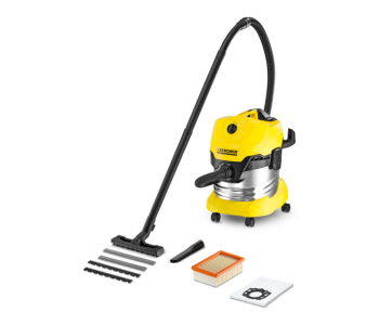 Karcher 13481540 WD 4 Premium Wet And Dry Vacuum Cleaner - Yellow And Black in UAE