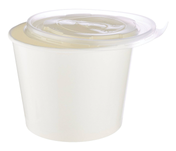 Hotpack HSMPSB1100 5 Pieces 1100ml Paper Soup Bowl - White in UAE