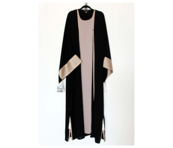 Express Delivery - Clothinal CL00130 Stylish Abaya For Women - Black - ID 113330