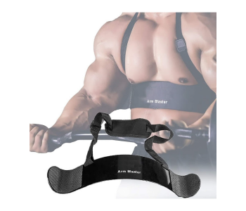 Express Delivery - GTC Arm Blaster for Biceps and Triceps Workout Equipment with Adjustable Strap - Blue - ID 114672