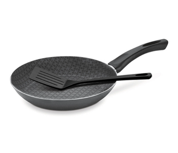 Tramontina 278051310 26Cm Frying Pan With Spatula - Black in KSA