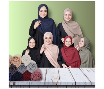 Pack Of 6 Feme Womens Hijab Scarf Collection in KSA
