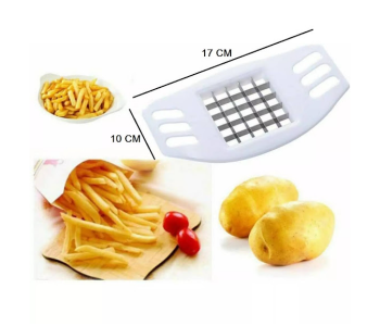 Express Delivery - GTC Manual French Fry Cutter - White (Pack Of 2 PCS) - ID 114802