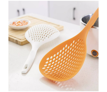 Express Delivery - GTC Silicone Large Scoop Colander Strainer - Orange - ID 114787