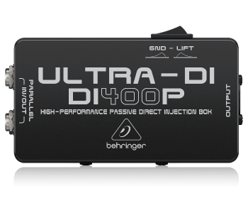 Behringer Ultra-DI DI400P Professional High-Performance Passive DI-Box - Black in UAE