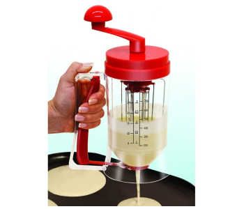 Express Delivery - New Manual Pancake Batter Dispenser Blender Machine - Red - ID 115686