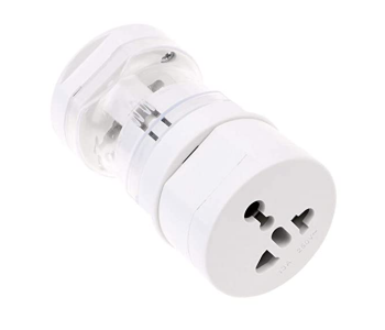 All In 1 International Travel Converter Adapter Multi Universal Plug Adapter Worldwide Socket - White in OMAN