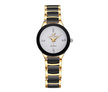 Zstar Jubilee Large Fashion Couple Watches - Gold (JA120) in KSA