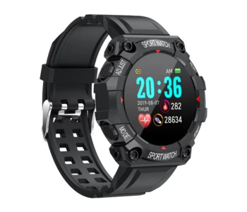 FD68 Sports Fitness Tracker With Custom Dials Smart Watch - Black in KSA