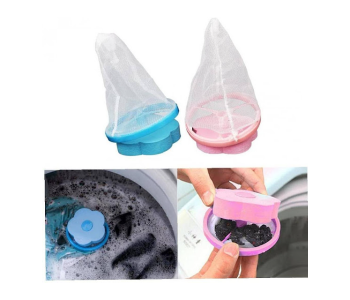 Express Delivery - GTC Pack Of 2 Pcs Reusable Washing Machine Lint Catcher - Pink and Blue - ID 114737