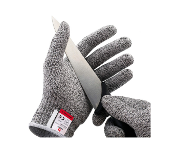 Express Delivery - GTC Food Grade Cut Resistant Gloves - Grey - ID 114808