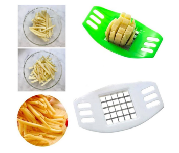 Express Delivery - GTC Manual French Fry Cutter - Green (Pack Of 2 PCS) - ID 114803