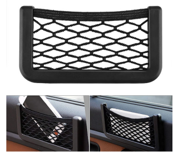 Express Delivery - GTC Car Net Pocket For Mobile Phone Holder - Black - ID 114757