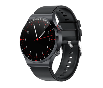 Express Delivery - MKZ SK8 Plus Smart Watch with Bluetooth and Silicone Strap - Black - ID 114549