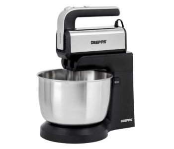 Geepas GSM43043 220 Watts Stand Mixer - Black And Silver in OMAN