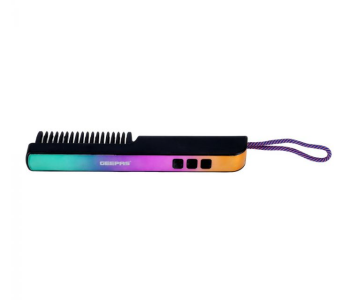 Express Delivery - Geepas GHBS86056 Rechargeable Hair Brush - Black - ID 116892