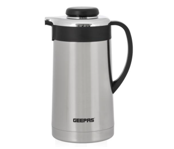 Geepas GVF27016 1.3 Litre Stainless Steel Vacuum Flask - Silver And Black in KSA