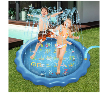Generic 3-in-1 Splash Pad, Sprinkler For Kids And Wading Pool For Learning – Children’s Sprinkler Pool in UAE
