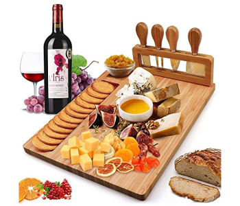 Galaxy Bamboo Charcuterie Board And Knife Set in UAE