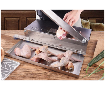 Generic Household Manual Bone Cutter With Switch - Silver in OMAN
