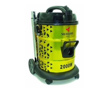 Mebashi ME-DVC1010 2000 Watts 25 Litre Dry Vacuum Cleaner - Black And Yellow in UAE