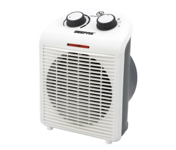 Express Delivery - Geepas GFH28520 2000 Watts Fan Heater - White - ID 116883