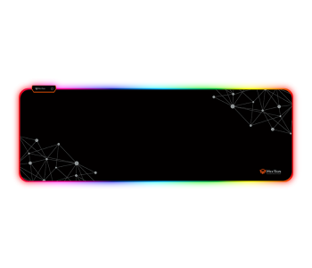 Express Delivery - Meetion MT-PD121 Backlight RGB Gaming Mouse Pad - Black - ID 116638