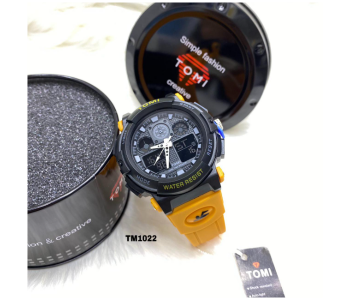 TOMI Outdoor Sports Military Watch For Men - Yellow in OMAN