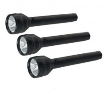 Geepas GFL51054 3000 MAh Rechargeable Led Flashlight - Black in KSA