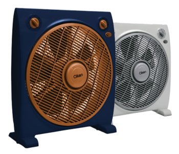 Express Delivery - Clikon CK2036 40Watts 12 Inch Box Fan - Blue - ID 117082