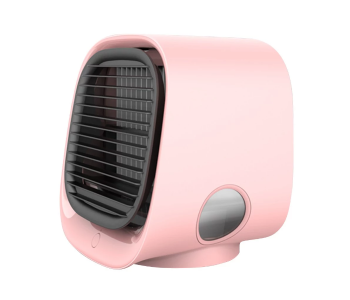 Express Delivery - 3 Adjustable Wind Speed Personal Portable Desktop Air Cooler - Pink - ID 116076