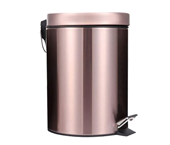 Express Delivery - Stainless Steel Dust Bin 5 Litre - Gold - ID 117614