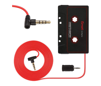 Express Delivery - iSmart IS882 Car Audio Cassette to 3.5 MM Aux Adapter - ID 118037