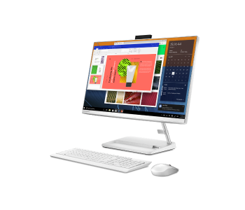 Lenovo F0G000VNAX PC AIO 3 23.8 Inch FHD Intel Core I7 1165G7 Processor 8GB DDR4 RAM 512 SSD 2GB NVIDIA GeForce MX450 GDDR6 Graphics Windows 11 Home 64 - White in OMAN