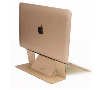 Express Delivery - Moft 11.6 Inch to 15.6 Inch Laptop Stand - Gold - ID 117786