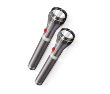 Express Delivery - Clikon CK8013 2 In 1 Rechargeable LED Flashlight - Grey - ID 120572
