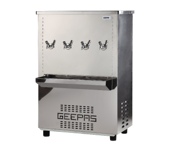 Express Delivery - Geepas GWCL8842 85 Gallons 4 Tap Stainless Steel Water Cooler - Silver - ID 120259