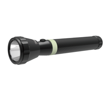 Express Delivery - Clikon CK8020 Rechargeable LED Flashlight - Black - ID 120568