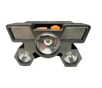 Express Delivery - Hamilton HT-961 5 Head High Power Rechargeable Head Lamp - Black - ID 119377