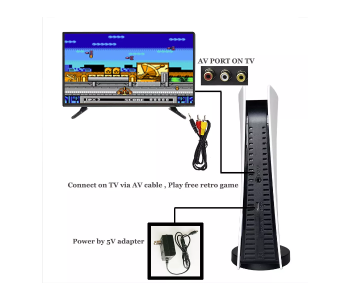 Express Delivery - Galaxy 200 Classic Games Built-In GS5 Station USB Wired Handheld Gamepad AV Output - ID 119174